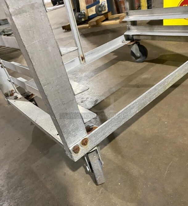 Metal Commercial Pan Transport Rack on Commercial Casters! - Image 5 of 5