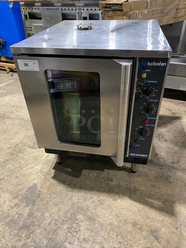 Turbofan Moffat Commercial Electric Powered Convection Oven! All Stainless Steel! On Legs! - Image 1 of 8