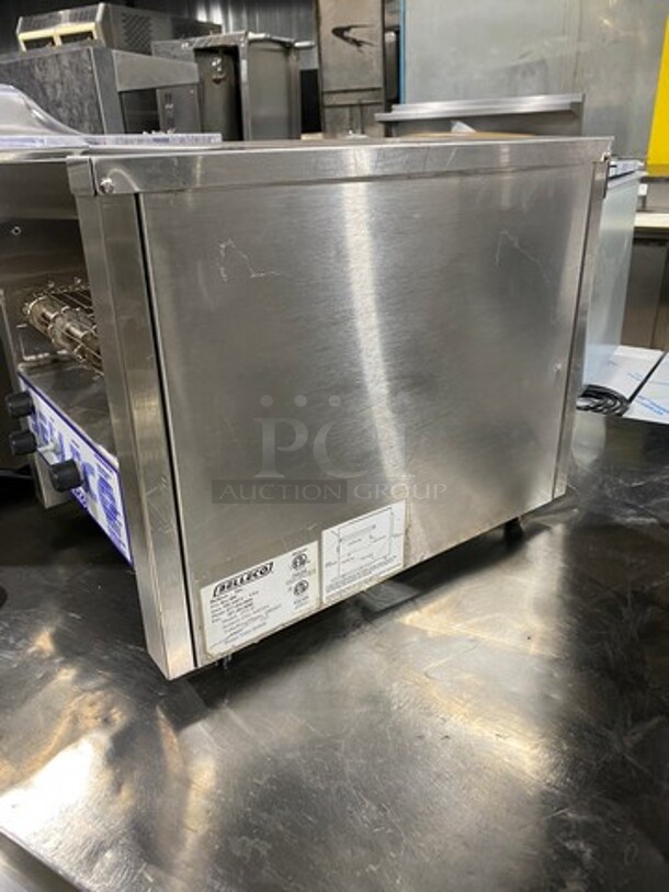 Belleco Commercial Countertop Electric Powered Conveyor Toaster! All Stainless Steel! Model: JT2H SN: 15013683204 208V 60HZ 1 Phase - Image 3 of 8