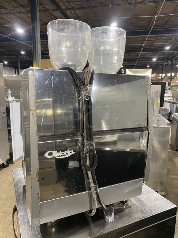 CMA Italy Commercial Countertop Espresso Machine! With Dual Coffee Bean Grinder! All Stainless Steel! Model: AK2AA SN:360152 220/230V - Image 4 of 9