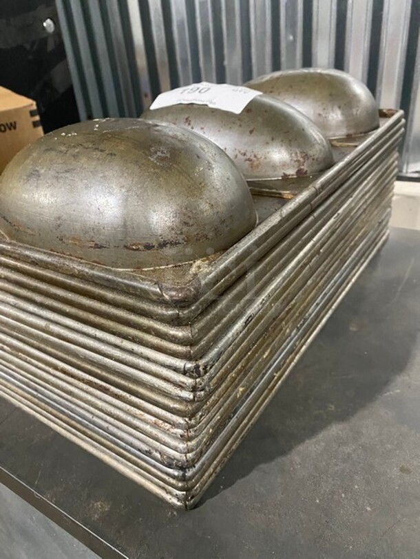 All One Money! Stainless Steel Large Egg Shape Cake Molds! - Image 2 of 5