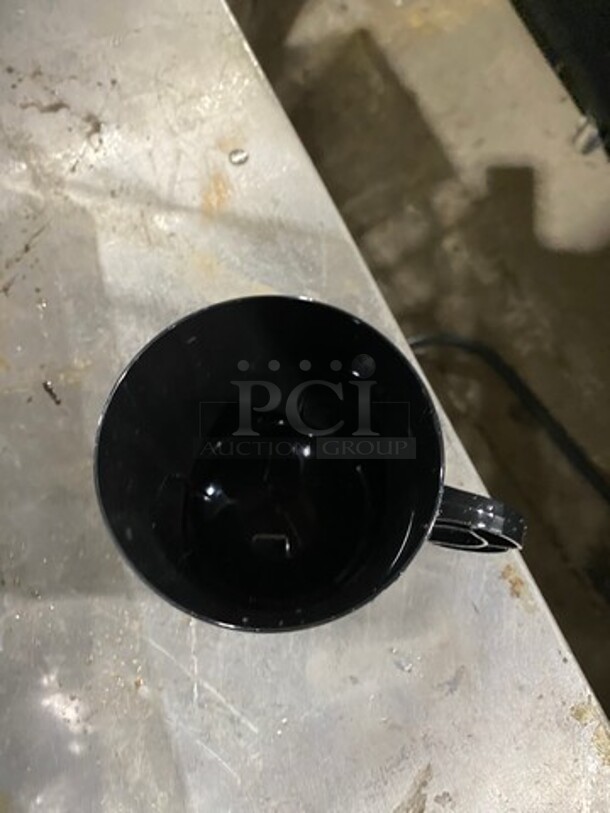 ALL ONE MONEY! Black Mugs! With Mug Holder Stand! - Image 5 of 5