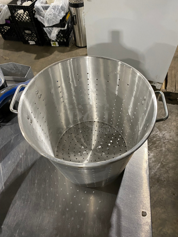 Metal Perforated Pot Inserts! With Handles! 2x Your Bid! - Image 3 of 6