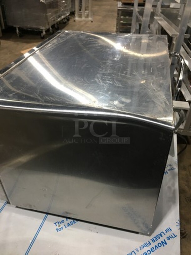 WOW! NEW! IN THE BOX! LATE MODEL! 2021 Amana Commercial Countertop Microwave Oven! All Stainless Steel! Model: RCS10TS SN: 2108145235 120V - Image 7 of 9