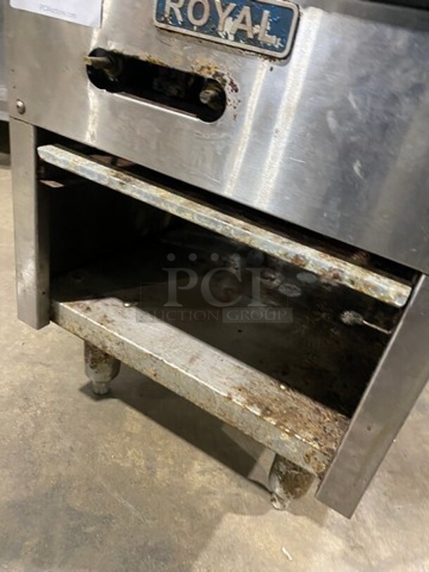 Royal Commercial Gas Powered Single Burner Stock Pot Range! Stainless Steel! On Legs! - Image 6 of 7