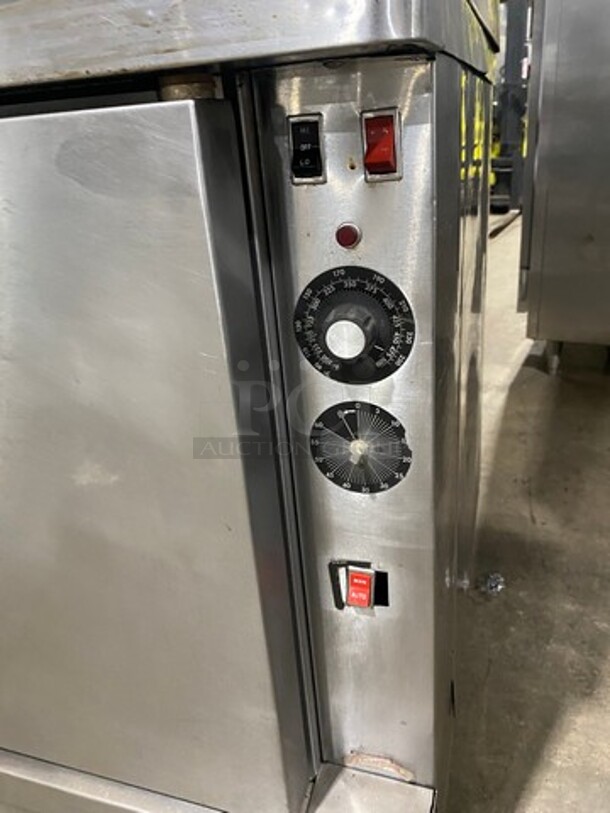 Blodgett Commercial Electric Powered Double Deck Convection Oven! With View Through And Solid Doors! Metal Oven Racks! All Stainless Steel! On Casters! 2x Your Bid Makes One Unit! - Image 8 of 9