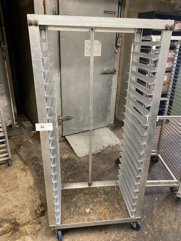 Metal Commercial Pan Transport Rack on Commercial Casters! - Image 1 of 4