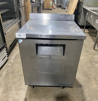 TRUE Single Door Undercounter Cooler! On Casters! TWT-27F SN:9782774 115V 1PH 