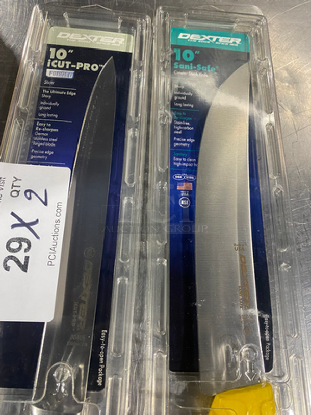 NEW! Dexter 10" Kitchen/ Chef's Knives! 2x Your Bid! - Image 4 of 4