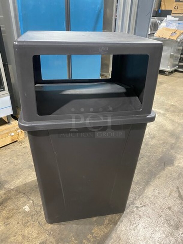 NEW! Gray Poly Trash Can! - Image 3 of 5