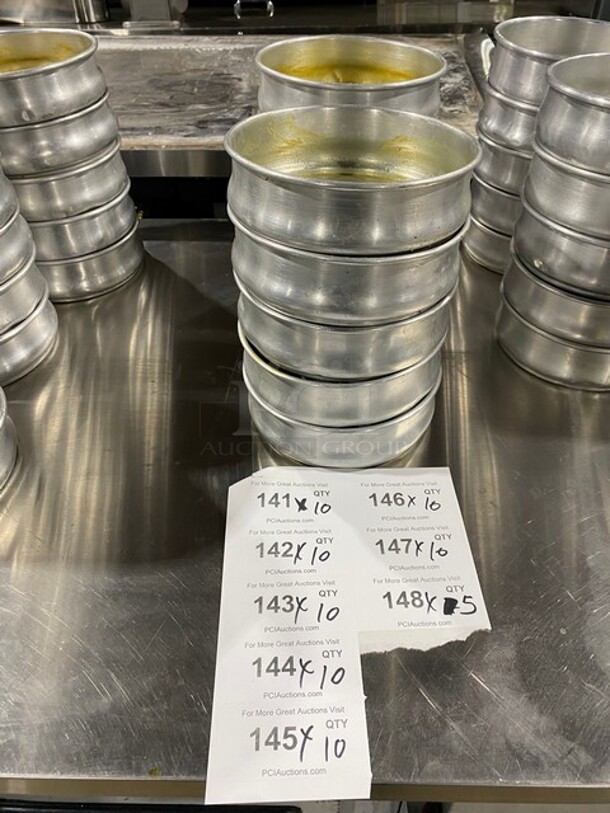 Aluminum Pizza Dough Pans! 10x Your Bid! - Image 1 of 5