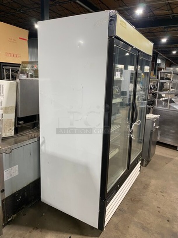 Maxx Cold Commercial 2 Door Reach In Freezer Merchandiser! With View Through Doors! With Poly Coated Racks! Model: MXM248F SN: 365268 115V 60HZ 1 Phase - Image 2 of 9