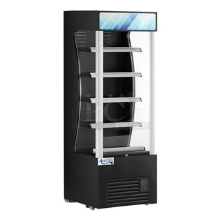 BRAND NEW SCRATCH AND DENT! Avantco 189BVAC28HC 28" Black Refrigerated Air Curtain Merchandiser. Tested and Working!
