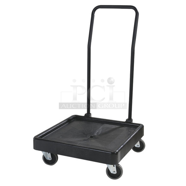 BRAND NEW SCRATCH AND DENT! Carlisle C2236H03 Polypropylene Rack Dolly with Handle - Image 1 of 4