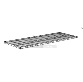 BRAND NEW SCRATCH AND DENT! Regency 460EB2460 24" x 60" NSF Black Epoxy Wire Shelf