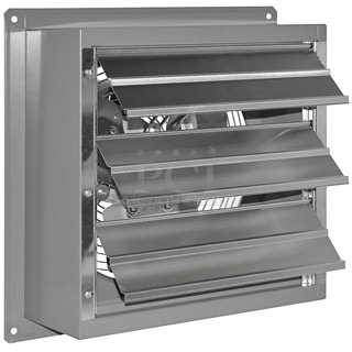 BRAND NEW SCRATCH AND DENT! Canarm S12-E1 12" 1-Speed Standard Wall Exhaust Fan S12-E1 - 1640 CFM, 1625 RPM, 115V, 1 Phase