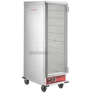 BRAND NEW SCRATCH AND DENT! 2024 Avantco 177HEAT1836I Full Size Insulated Heated Holding Cabinet with Clear Door . 120 Volts, 1 Phase. Tested and Working!