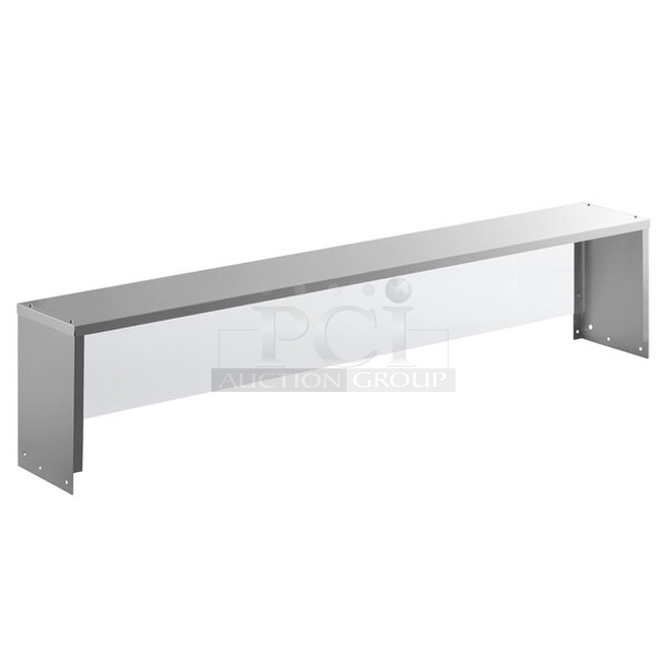 BRAND NEW SCRATCH AND DENT! Avantco 177EST5SG 71" Overshelf with Sneeze Guard for STE-5S, STE-5SG, STE-5MG, and STE-5M - Image 1 of 4