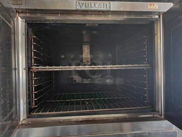 Vulcan Single Deck Full Size Natural Gas Convection Oven on Casters! - Image 3 of 7