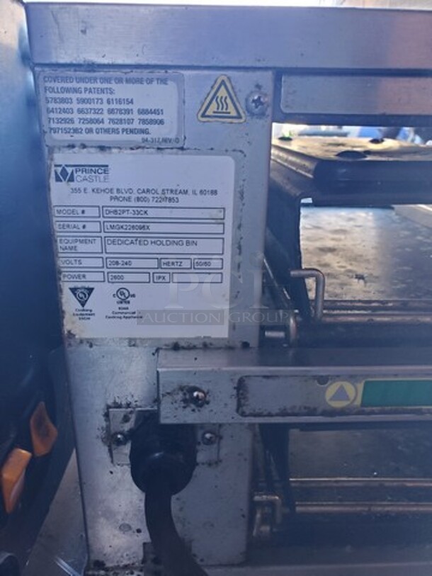 PRINCE CASTLE Dedicated holding cabinet 208-240V 33X14X11 - Image 6 of 7