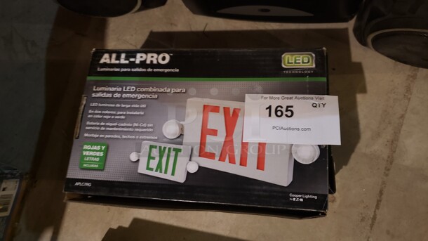 Lot of 2 "Exit" Signs (Location 1) - Image 1 of 1