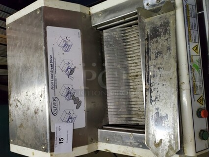 OLIVER 732-R Front Load Bread Slicer 115V 