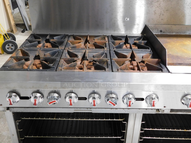 CPG G24-N 60" 6 Burner Gas Range w/ Griddle & (2) Standard Ovens
 - Image 5 of 8