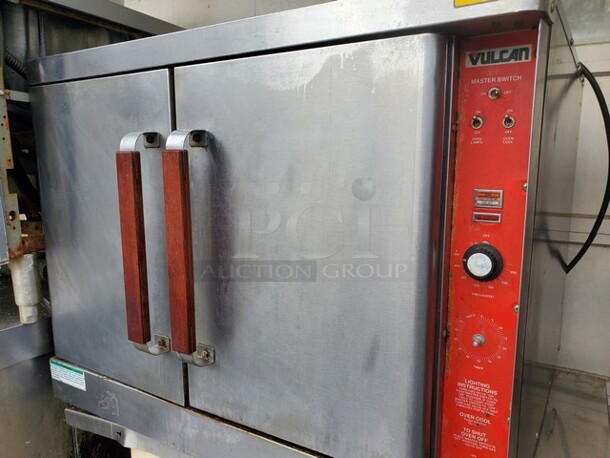 VULCAN GC0-4S Propane Full Size Single Deck Convection Oven Tested and Working! 38X34X29 - Image 5 of 5
