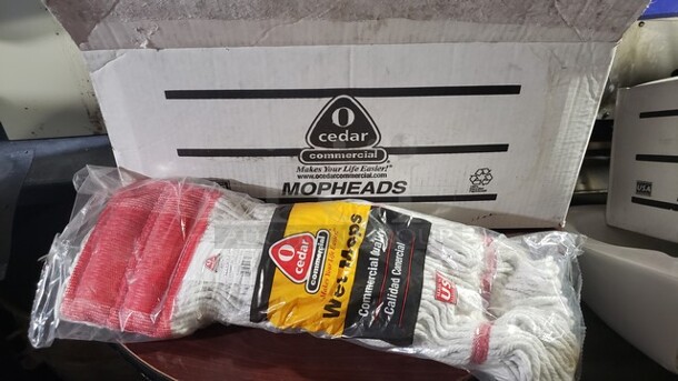 Lot of 6 Boxes of Mop Heads