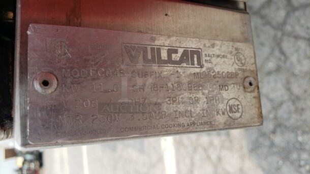 Vulcan Electric Convection Oven! Needs power chord! 

3 PH or 1 PH - Image 3 of 6