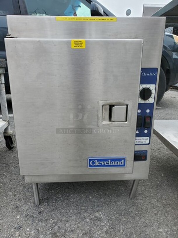 Cleveland 21CET16 Electric Countertop Steamer, 208V (Cord plug not included)