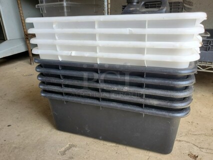 ALL ONE MONEY Lot of 13 (20"X15"X7") Storage Container! 