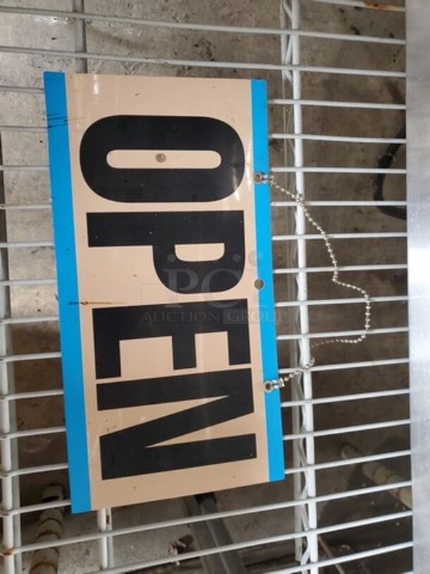 "OPEN" SIGN  - Image 1 of 3