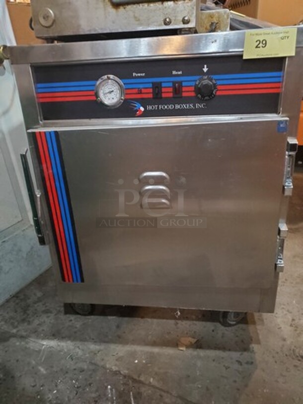 Hot Food Boxes INC R-/4A4C Warmer Cabinet - Portable 120V 26X33X34 Like New! - Image 1 of 7