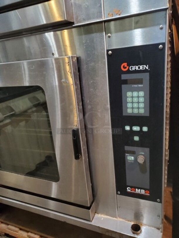 GROEN CC20-G COMBO Natural Gas Double Deck Convection Oven 120V/1PH 44X38X77 - Image 2 of 7