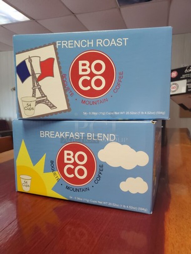 BOCO French Roast/ Breakfast Blend 54 Cup/Box BIDX10 - Image 2 of 5
