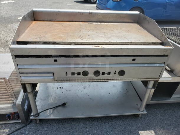 Natural Gas Griddle (Missing tag) 48X33X36 - Image 1 of 9