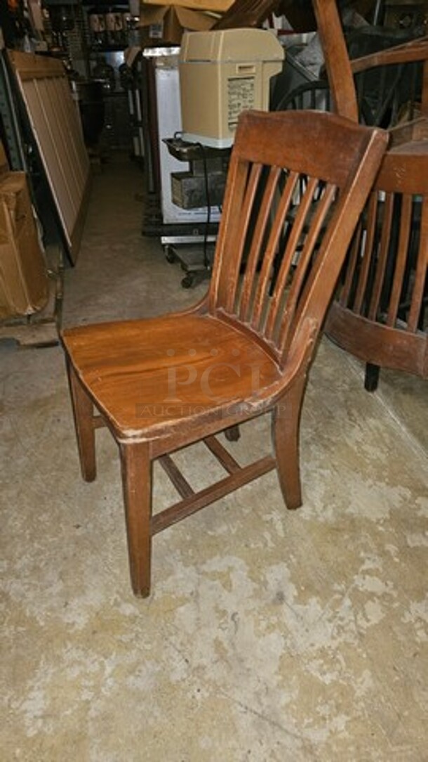 Lot of 5 Wood Chairs - Image 3 of 3