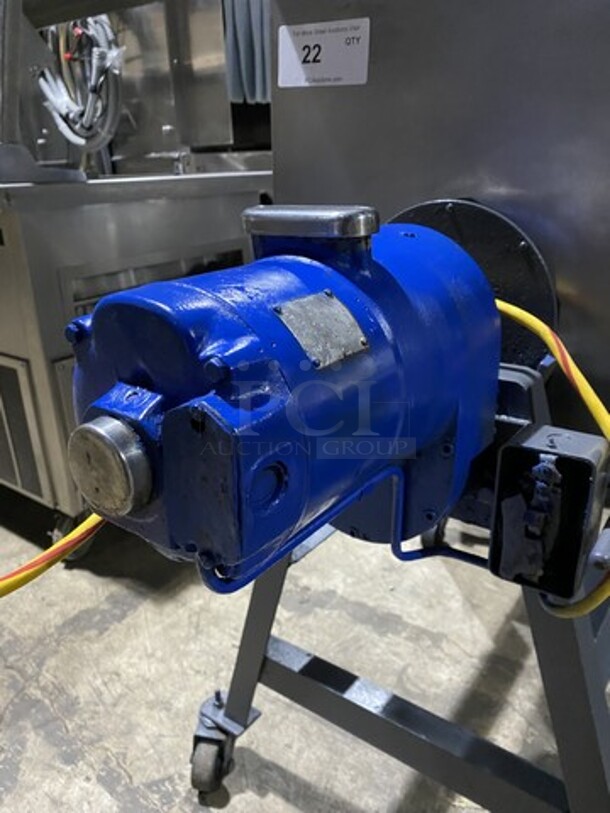 Leland Commercial Heavy Duty Meat Mixer/Tumbler! Model 130 Serial 428! 1 Phase!  - Image 7 of 10