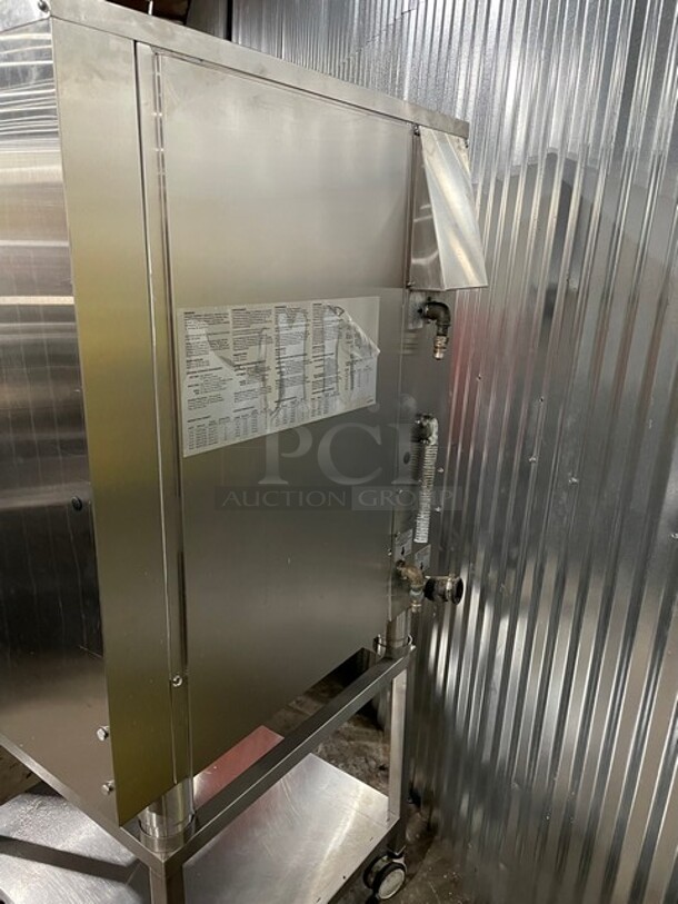 2016 Alto Shaam Stainless Steel Commercial Electric Powered Combi Convection Oven on Stand! MODEL CTP10-10E 208-240 Volts 3Ph - Image 3 of 12