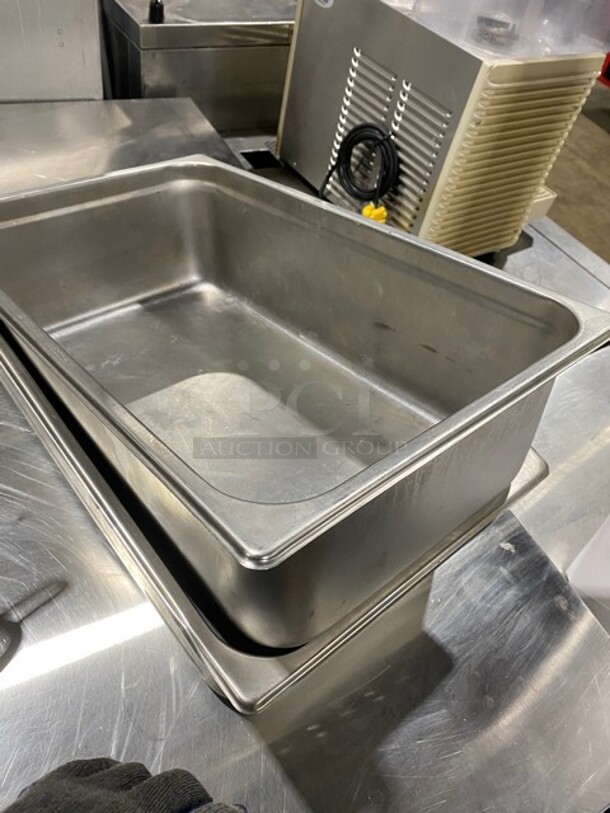 All One Lot! Stainless Steel Food Pans, Strainers! - Image 12 of 12