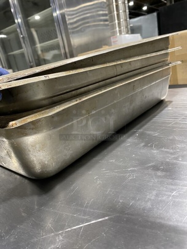 Commercial Steam Table/ Prep Table Food Pans! All Stainless Steel! 3x Your Bid! - Image 2 of 5