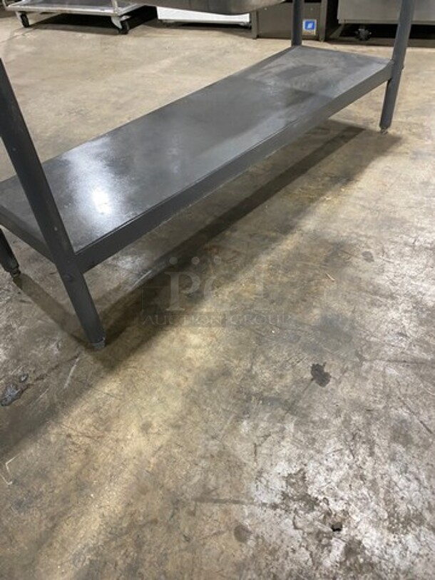 WOW! Solid Stainless Steel Work Top/ Prep Table! With Single Drawer! With Storage Space Underneath! On Legs! - Image 6 of 7