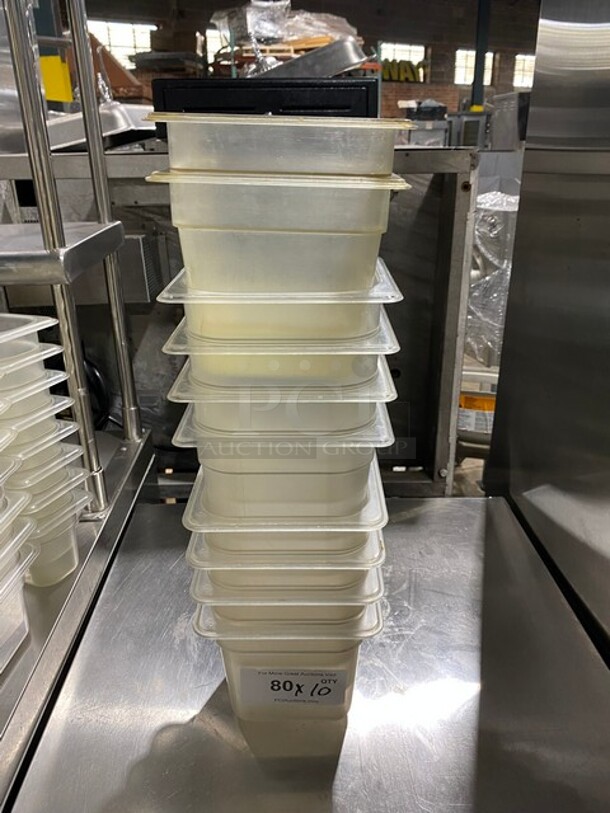 Assorted Poly 1/8 Drop In Pans! 10 X Your Bid! - Image 1 of 4