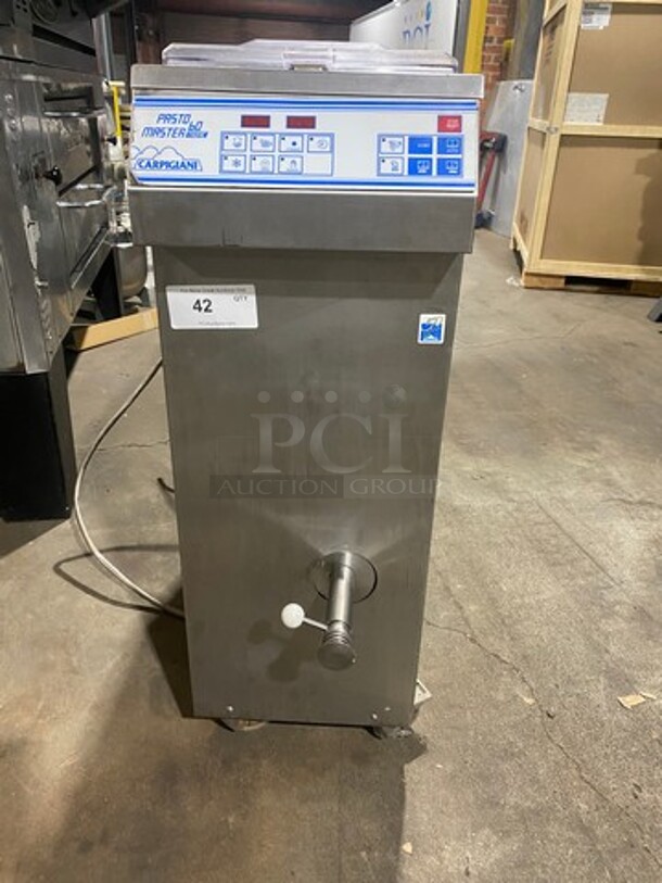  Carpigiani Commercial Heat Treatment Machine! Prepares Base Mixtures For Ice Cream, Gelato & Custard! Also Great For Syrups And Other Liquid Pastry Products! All Stainless Steel! Model: PASTOMASTER60TRONIC