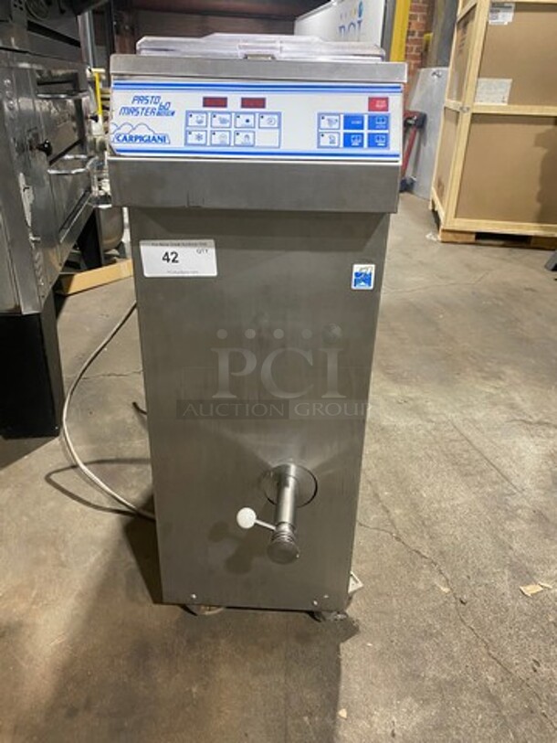 Carpigiani Commercial Heat Treatment Machine! Prepares Base Mixtures For Ice Cream, Gelato & Custard! Also Great For Syrups And Other Liquid Pastry Products! All Stainless Steel! Model: PASTOMASTER60TRONIC - Image 1 of 11