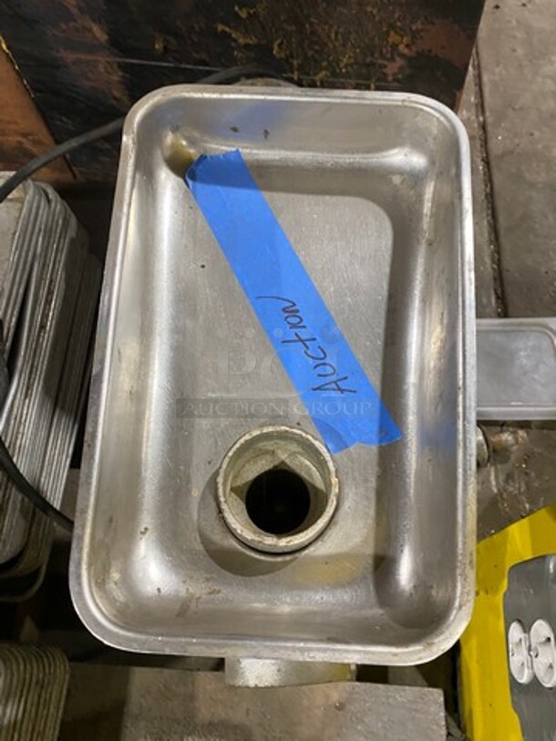 Fleetwood Commercial Countertop Meat Grinder! All Stainless Steel! Model: PSA25HD 115V - Image 5 of 8