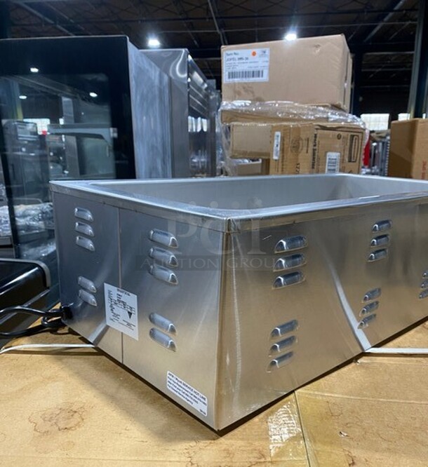 NEW IN BOX! APW Wyott Commercial Countertop Electric Food Warmer! All Stainless Steel! Model W43V SN:8050222080101 120V 1PH! Working! - Image 6 of 10