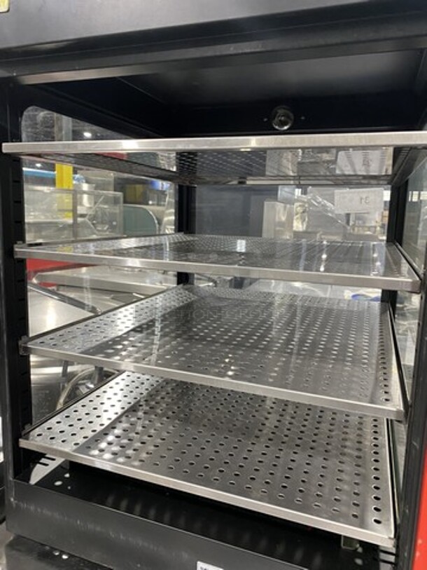 2019 Late Model! Hebvest Counter Top Hot Display Case Merchandiser! Model PD04HT Serial C851903018-UF7W! 120V 1 Phase!  - Image 4 of 8