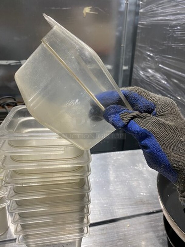 Cambro Clear Poly 1/6x4" Food Containers! 17x Your Bid! - Image 4 of 8